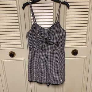 Checkered romper